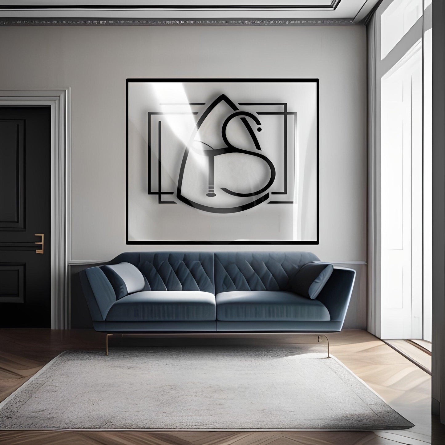 Console de maison en bois vieilli - TimberSteel Atelier