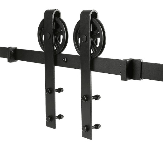 Porte coulissante sur mesure Double (Corneille) - TimberSteel Atelier