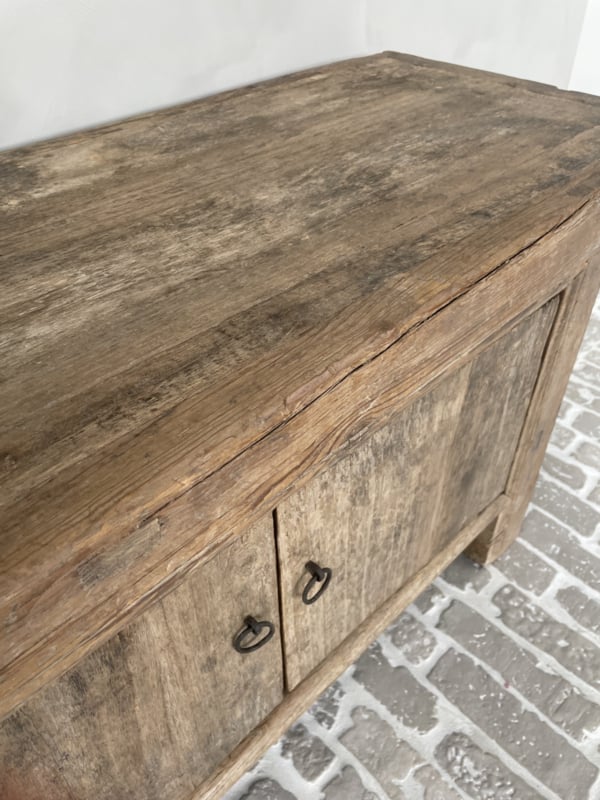 Meuble TV bois ancien – Épicéa massif Brocéliande 🌿✨ - TimberSteel Atelier