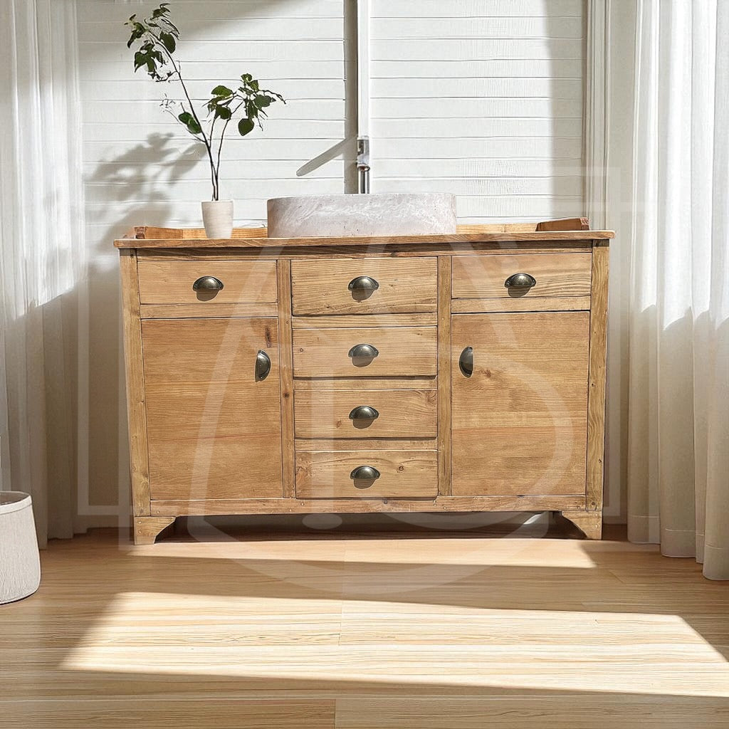 Meuble salle de bain sous vasque Essequibo - TimberSteel Atelier