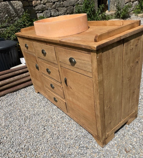 Meuble salle de bain sous vasque Essequibo - TimberSteel Atelier