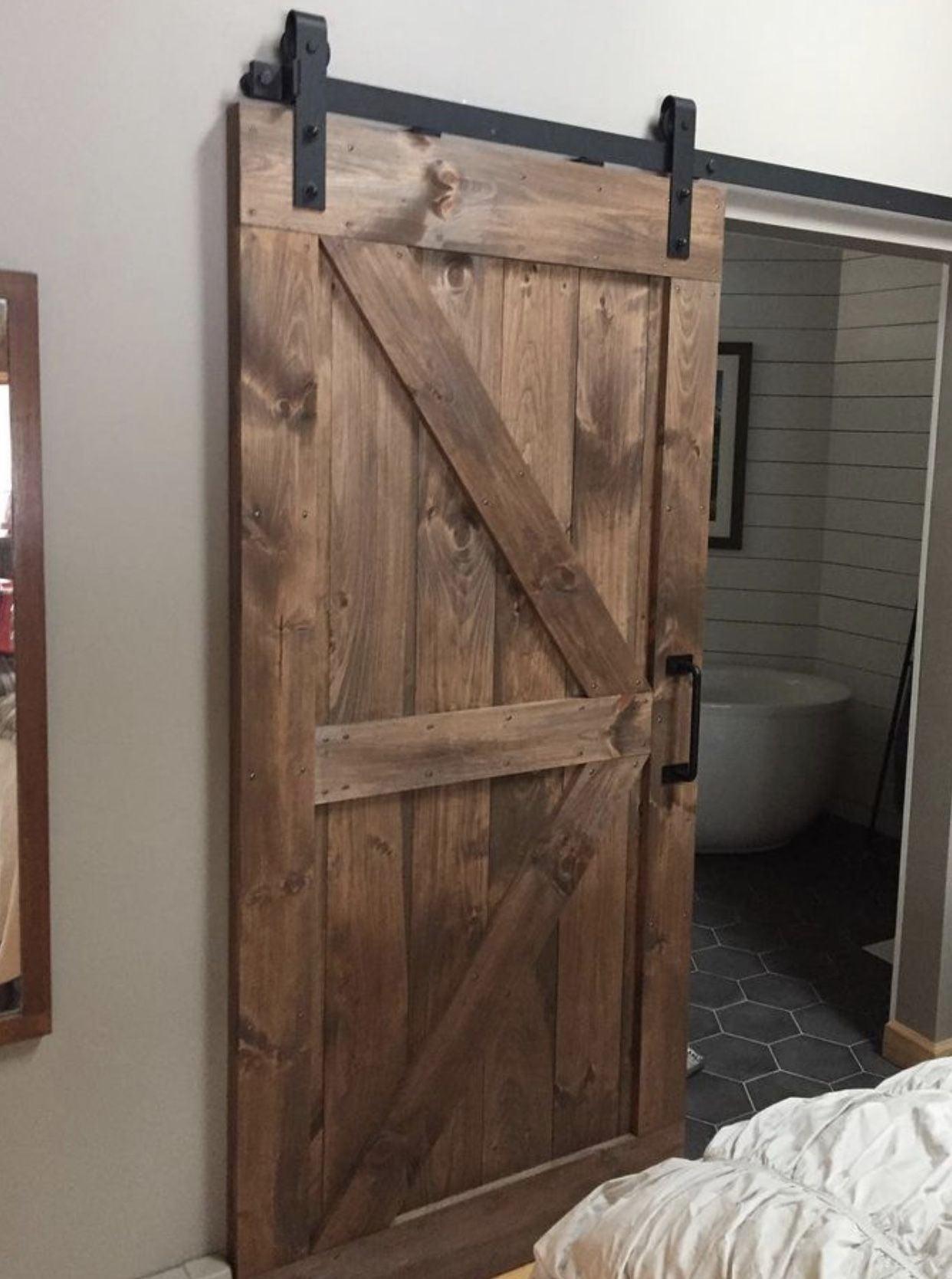 Porte coulissante sur mesure Double (Corneille) - TimberSteel Atelier