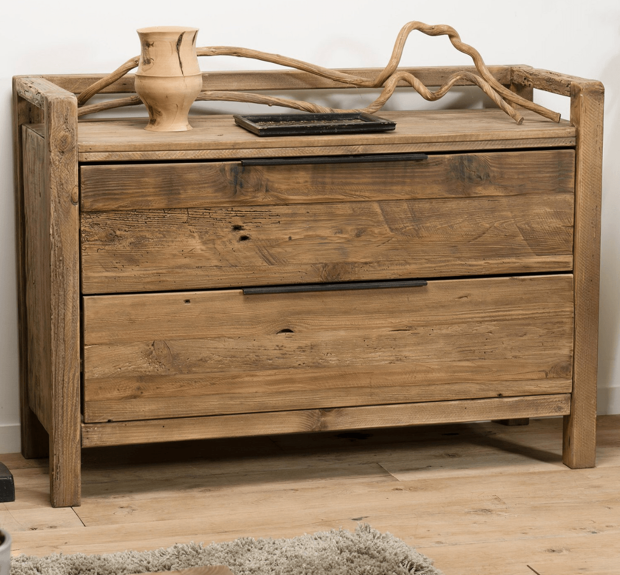meuble_de_rangement_chambre_en_bois - TimberSteel Atelier