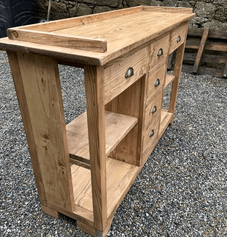 meuble de salle de bain en bois pour vasque a poser1