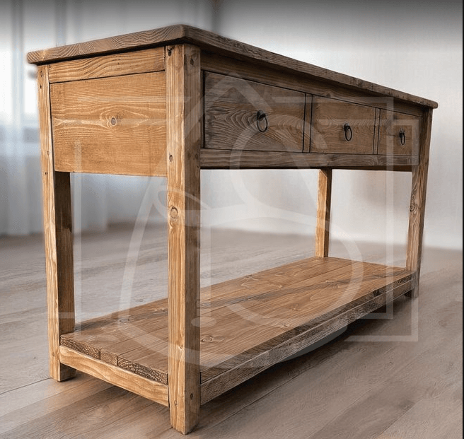 Ensembles Meuble sous vasque avec colonne Valdivian - TimberSteel Atelier