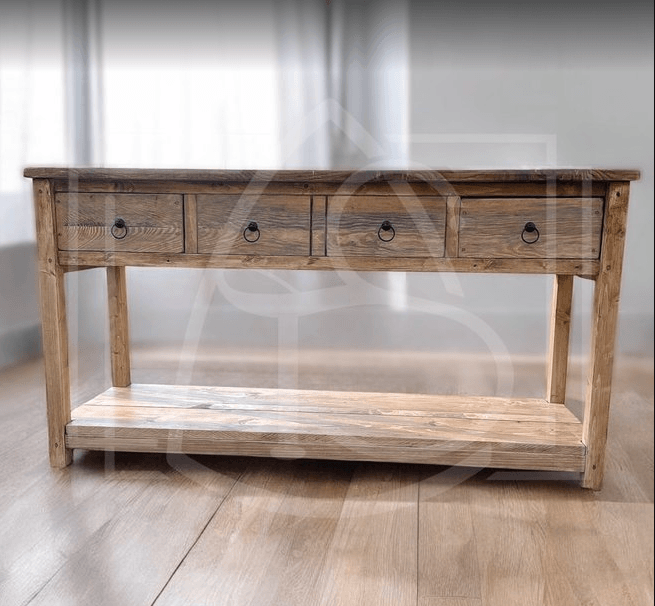Ensembles Meuble sous vasque avec colonne Valdivian - TimberSteel Atelier