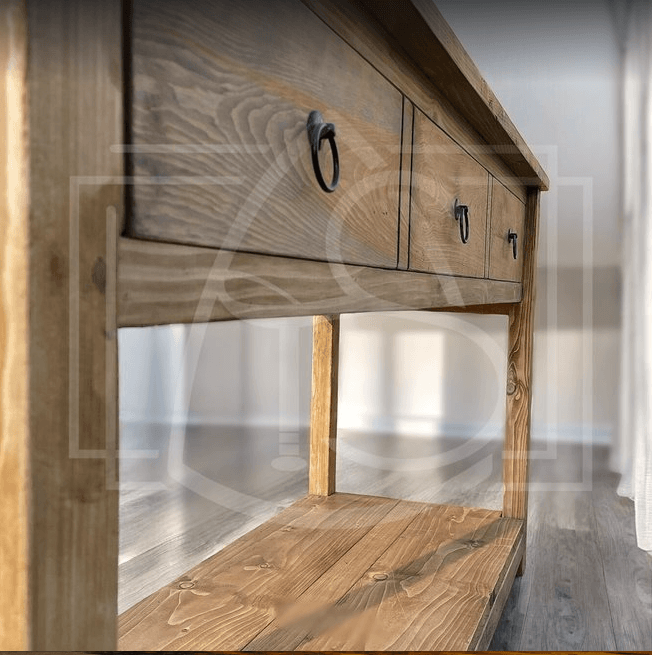 Ensembles Meuble sous vasque avec colonne Valdivian - TimberSteel Atelier