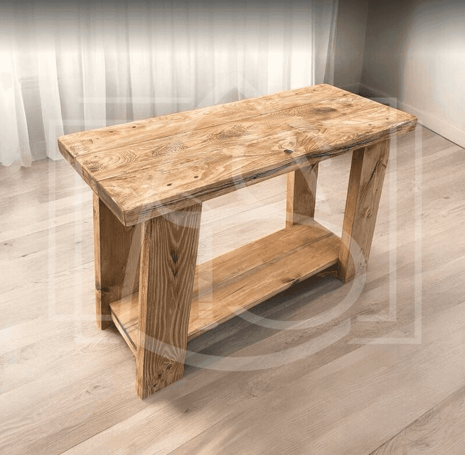 Console en Bois Massif - Style Ferme - TimberSteel Atelier