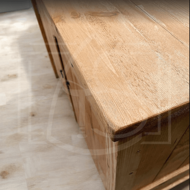 Meuble de Cuisine Écoresponsable Mackenzie (en Bois Massif) ♻️ - TimberSteel Atelier