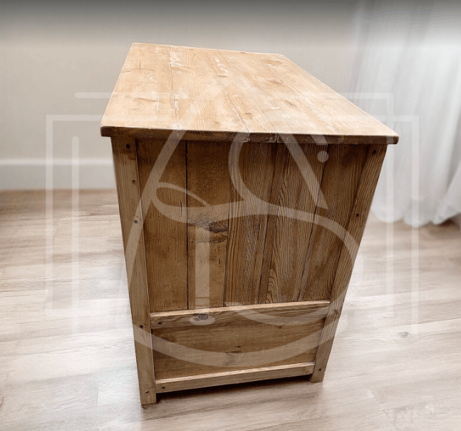 Meuble de Cuisine Écoresponsable Mackenzie (en Bois Massif) ♻️ - TimberSteel Atelier