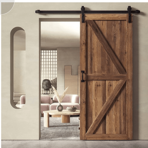 Portes coulissante en Bois massif (Epervier) - TimberSteel Atelier