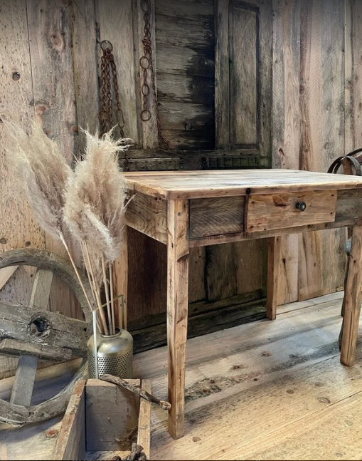Table console de Ferme ancien - TimberSteel Atelier