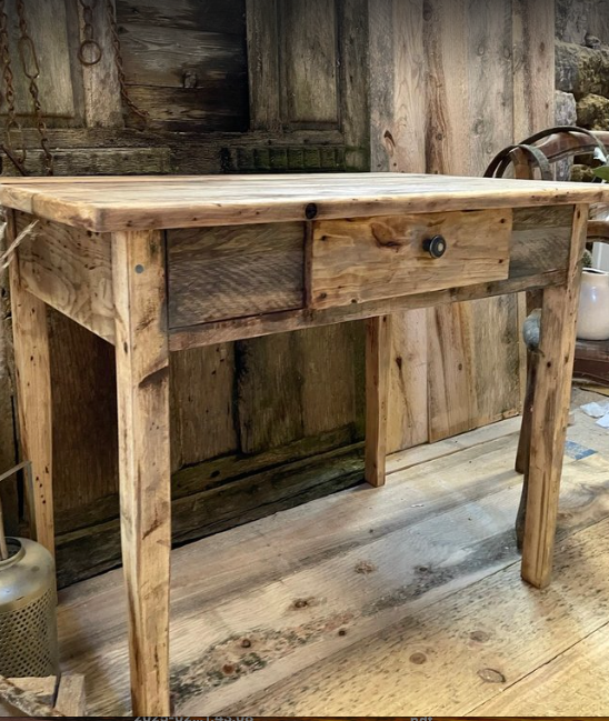 Table console de Ferme ancien - TimberSteel Atelier