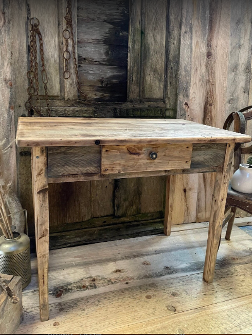 Table console de Ferme ancien - TimberSteel Atelier