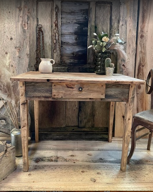 Table console de Ferme ancien - TimberSteel Atelier