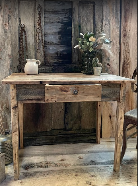Table console de Ferme ancien - TimberSteel Atelier
