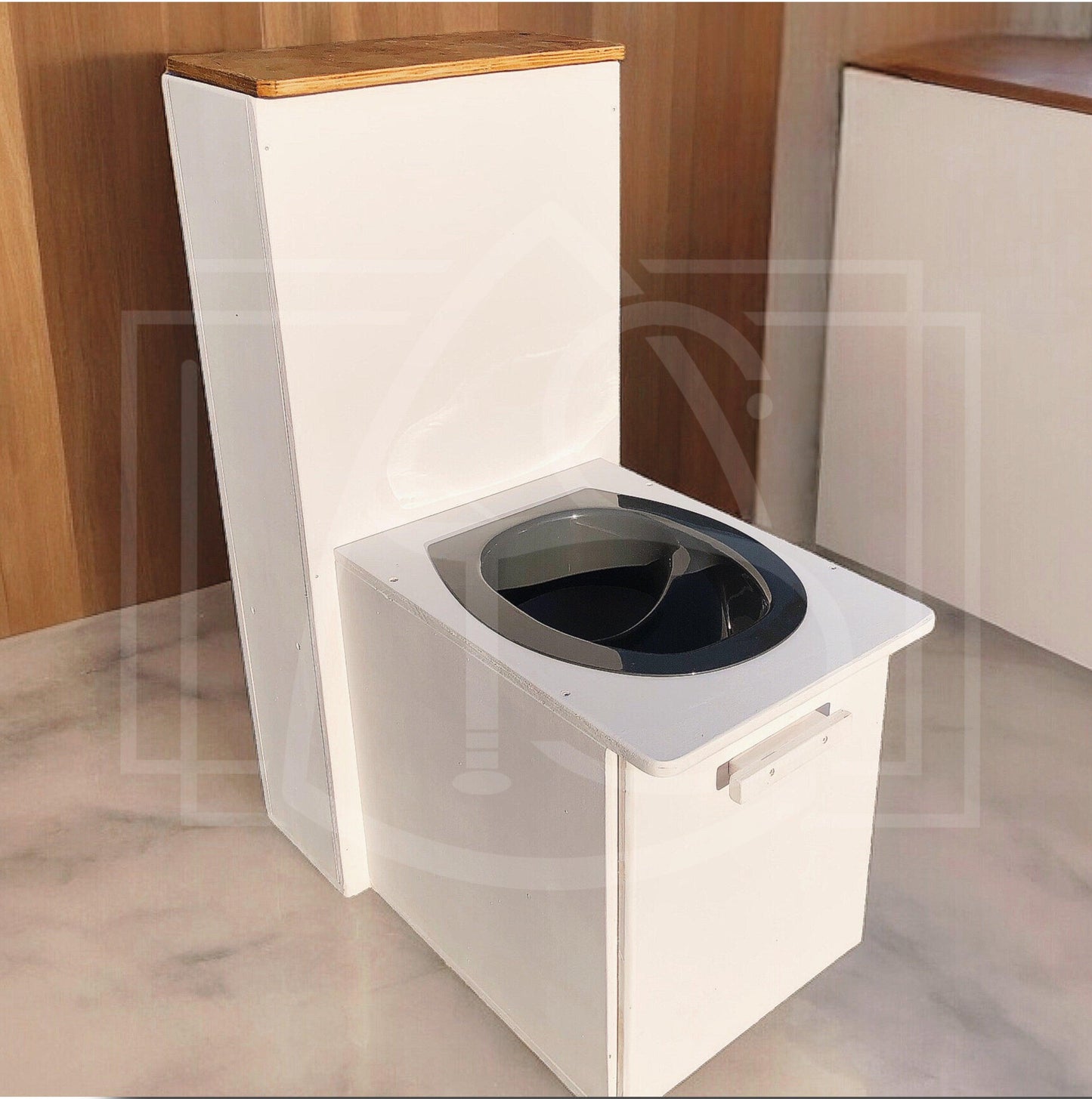 Toilette seche complet séparateur. - TimberSteel Atelier