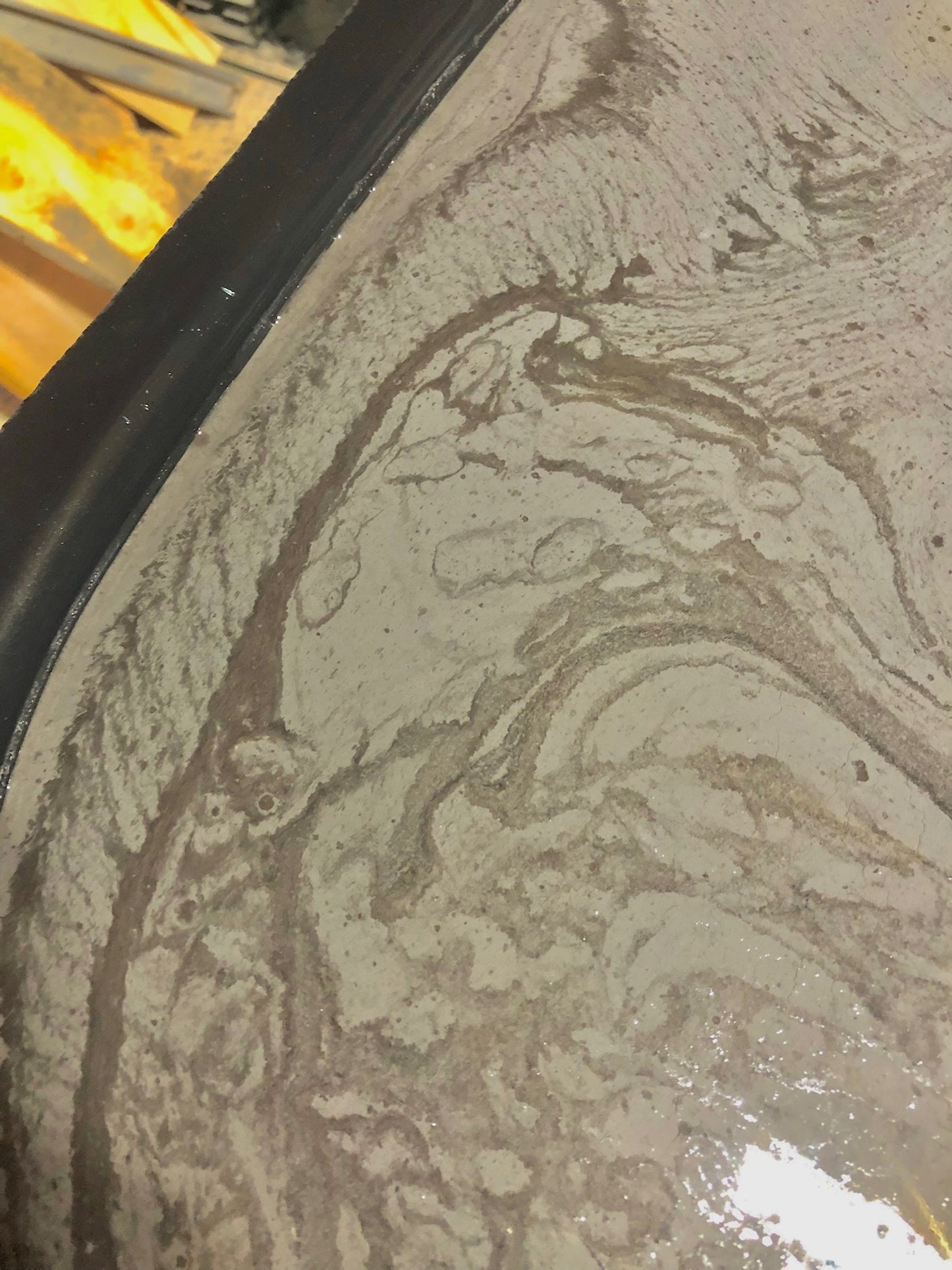 vasque de salle de bain a poser beton