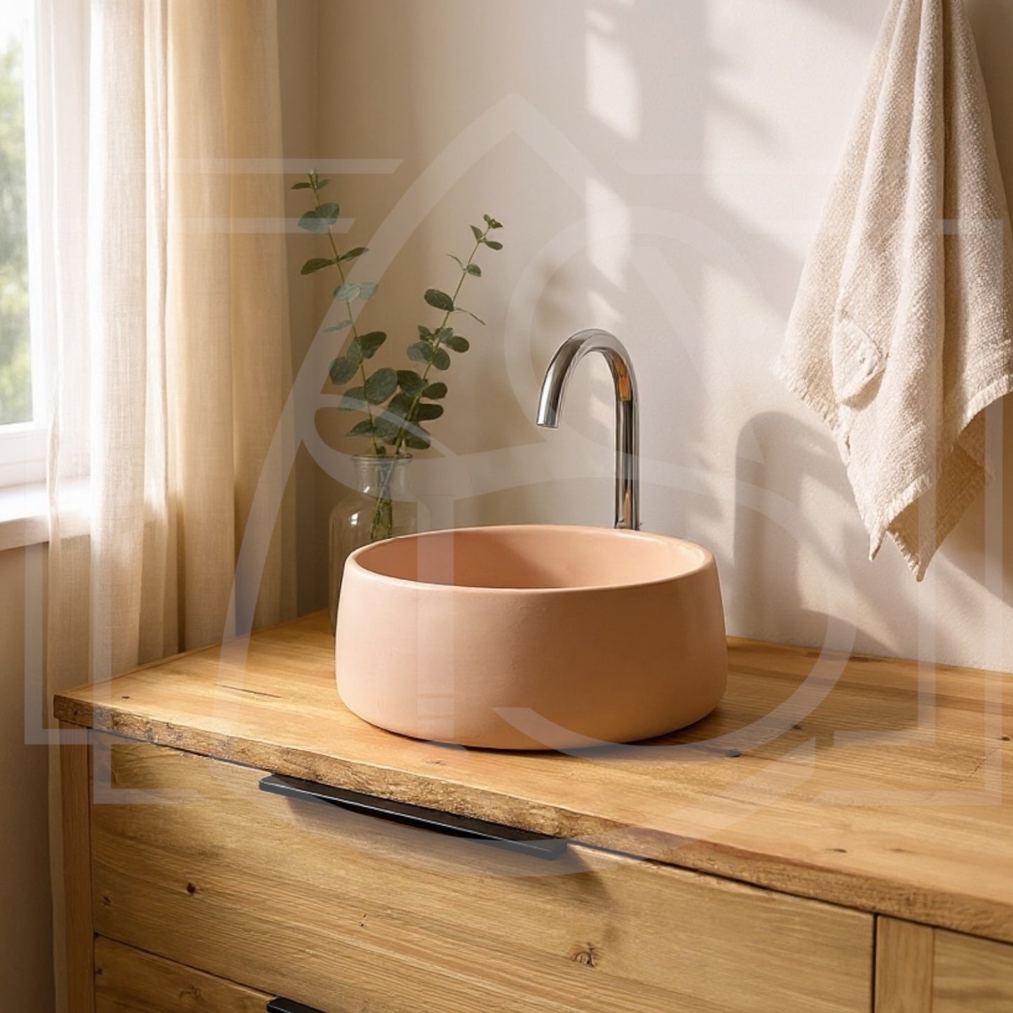 vasque_en_beton_rose_claire salle de bain