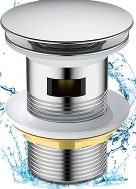 bonde evier de salle de bain clic clac
