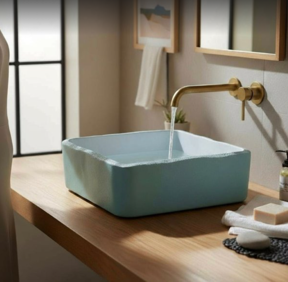 Vasque evier forme irregulier de salle de bain Tanganyika