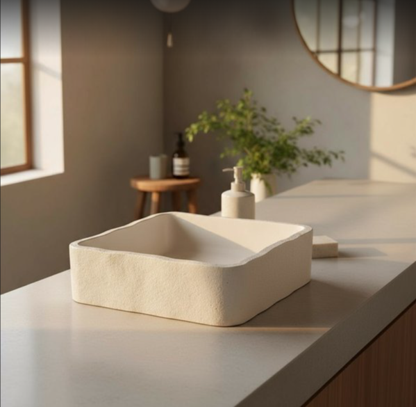 Vasque evier forme irregulier de salle de bain Amou-Daria