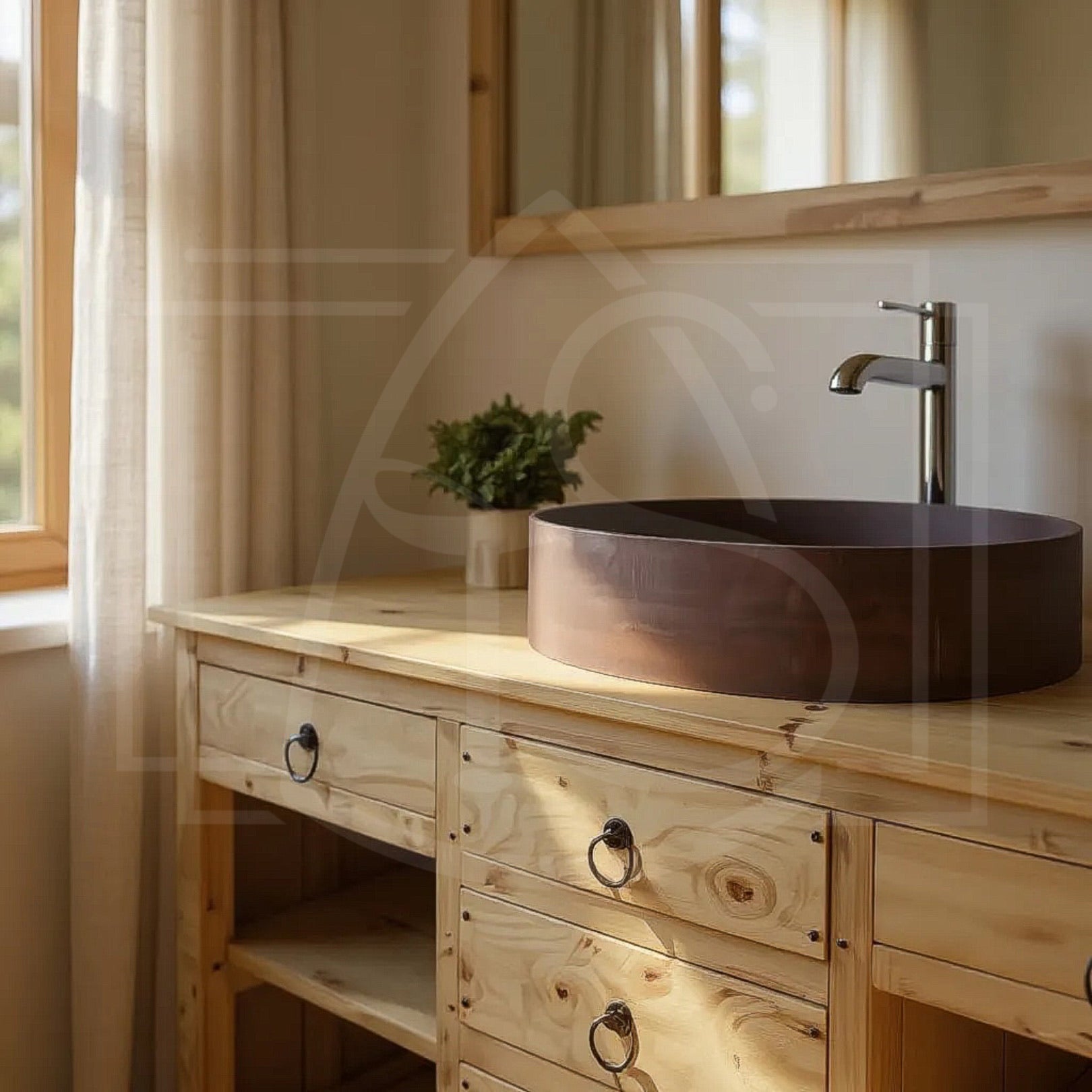 Ensemble de Salle de Bain Vizzavona - Bois massif - TimberSteel Atelier