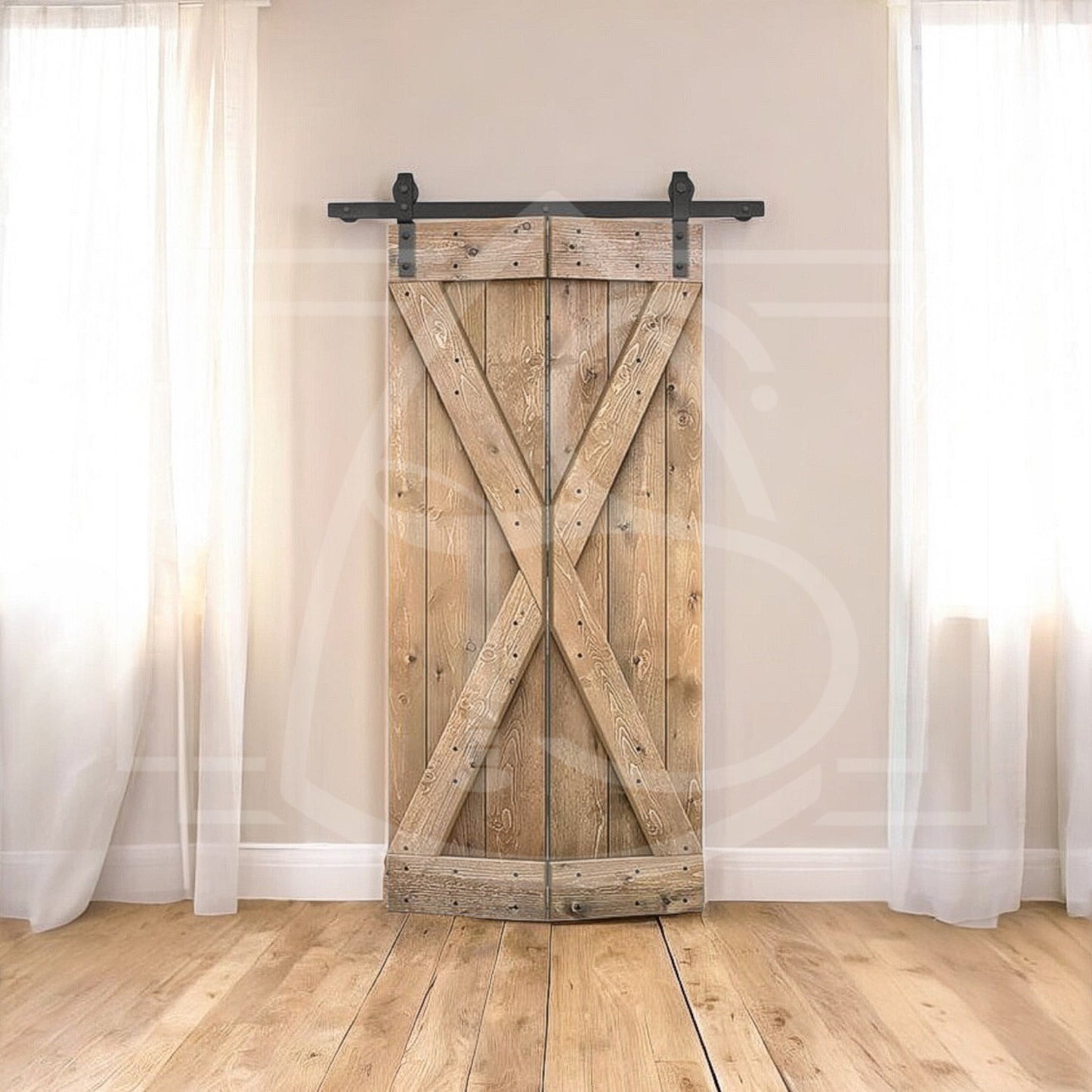 Porte coulissante pliante Syratu - TimberSteel Atelier