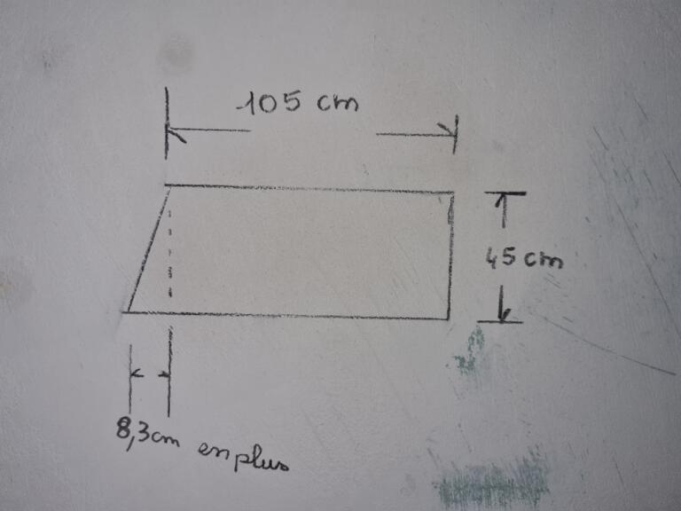 Commande speciale Anne-Claude Console salle de bain