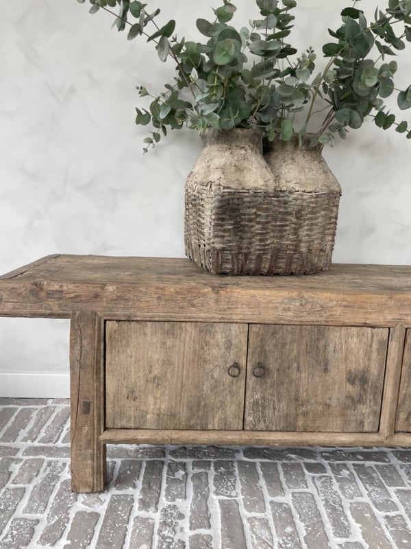 Meuble TV bois ancien – Épicéa massif Brocéliande 🌿✨ - TimberSteel Atelier