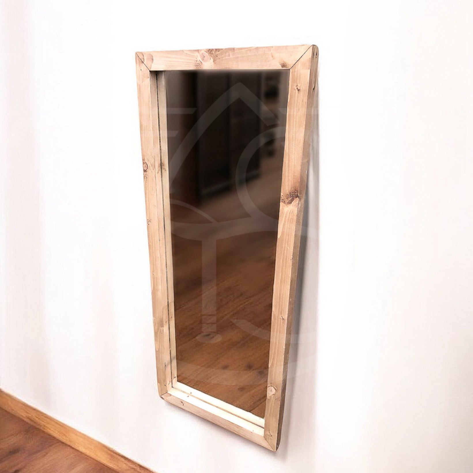 Miroir de Salle de Bain en Bois Massif – Nil - TimberSteel Atelier