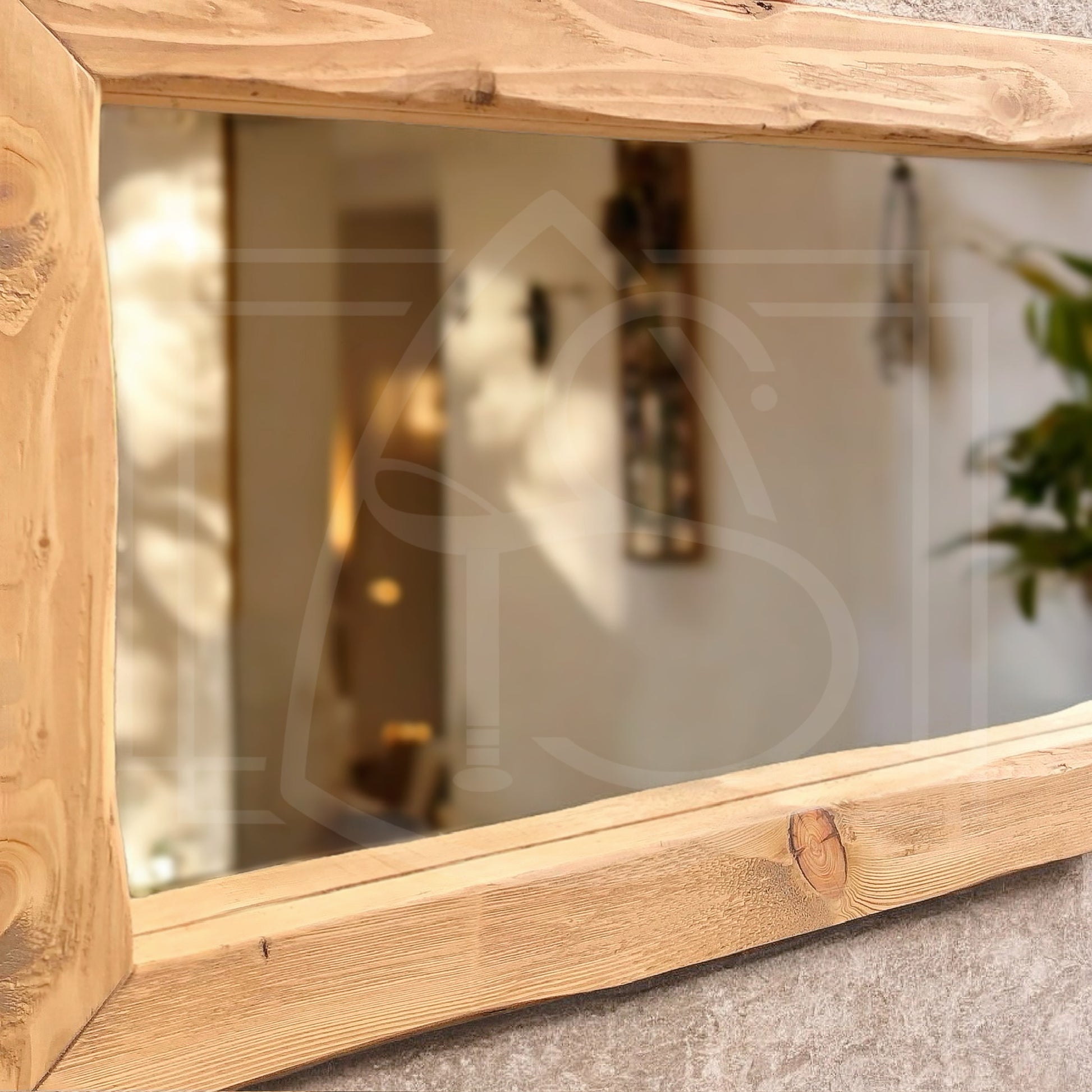 Miroir de Salle de Bain en Bois Massif – Nil - TimberSteel Atelier