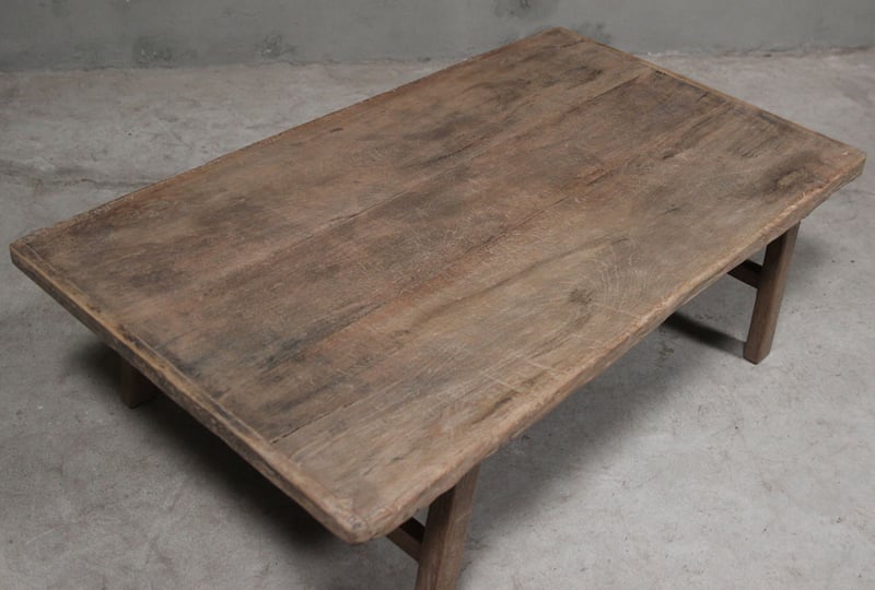 Table basse en bois massif - Hai He - 🌿 - TimberSteel Atelier