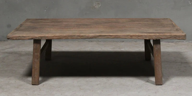 Table basse en bois massif - Hai He - 🌿 - TimberSteel Atelier