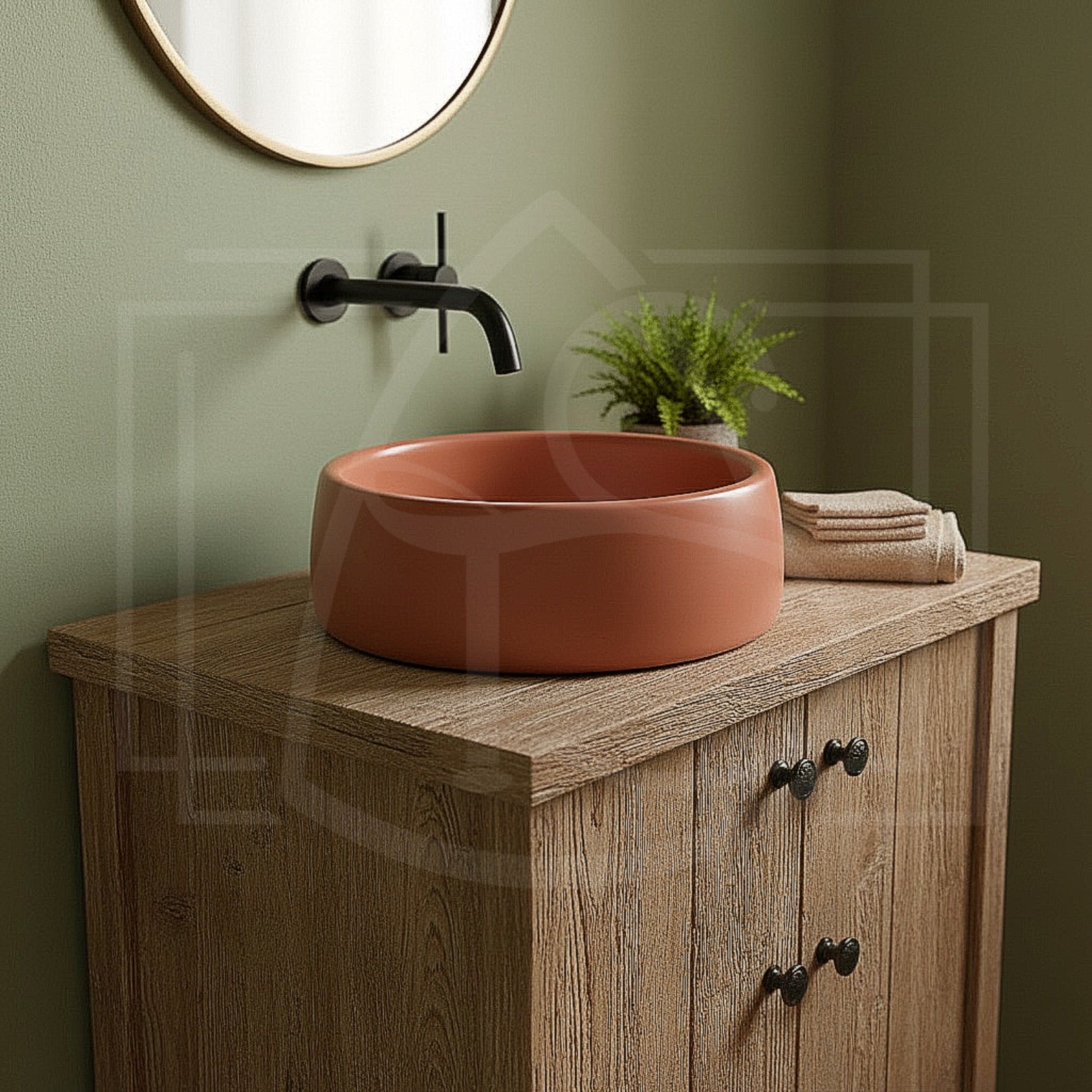 Vasque Brazos – Vasque ronde en béton décarboné 