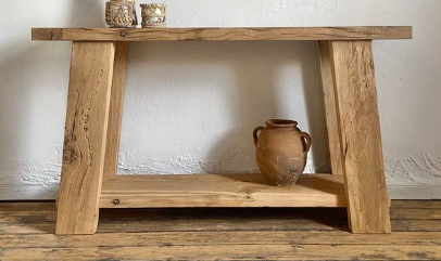 Meuble rangement chaussure et console style ferme