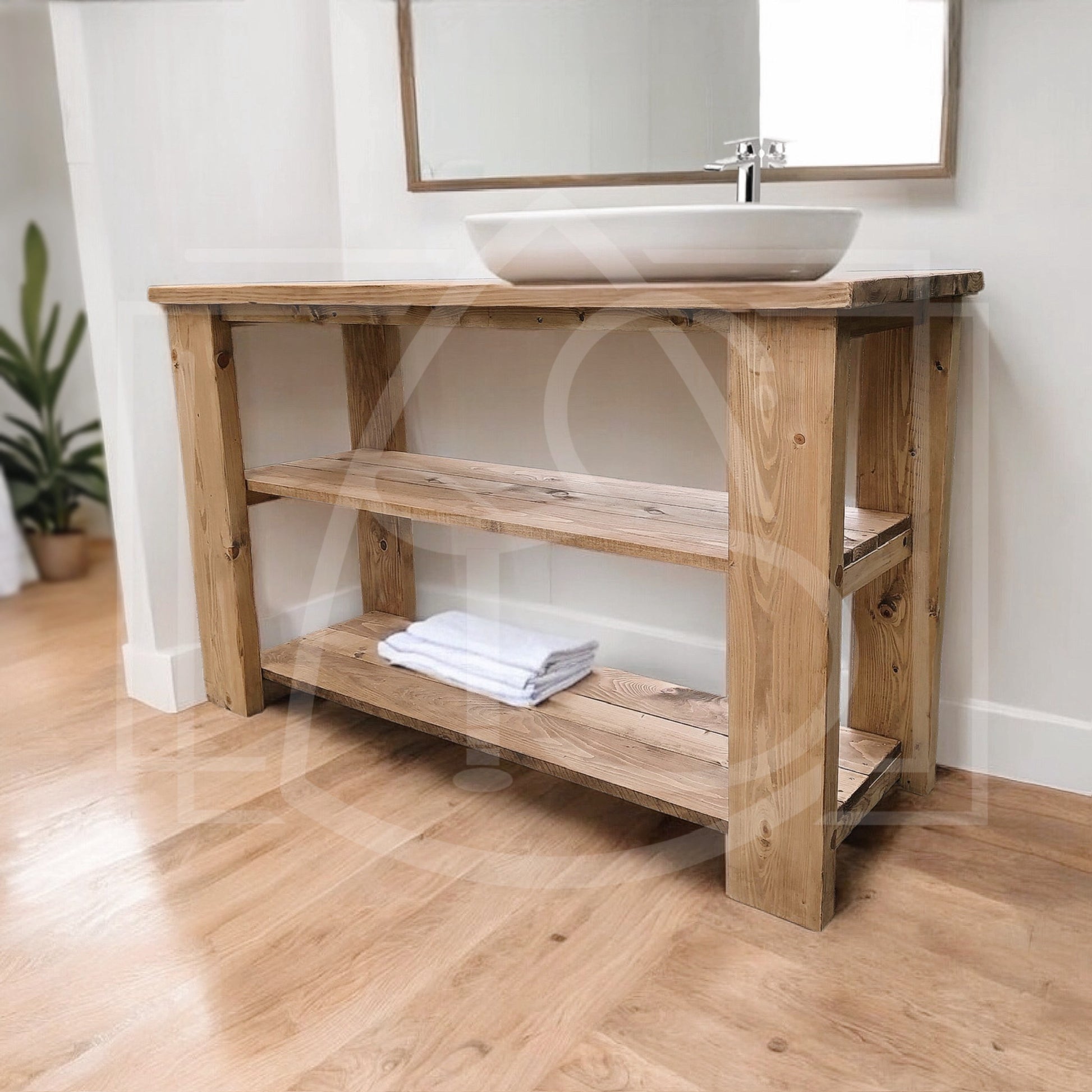 Console Etabli de salle de Bain (Cavally) - TimberSteel Atelier