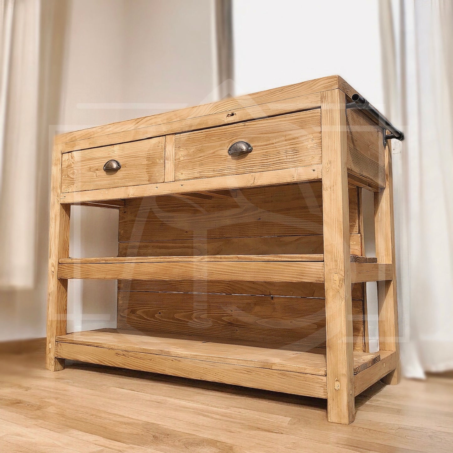 meuble de cuisine sur mesure en bois 