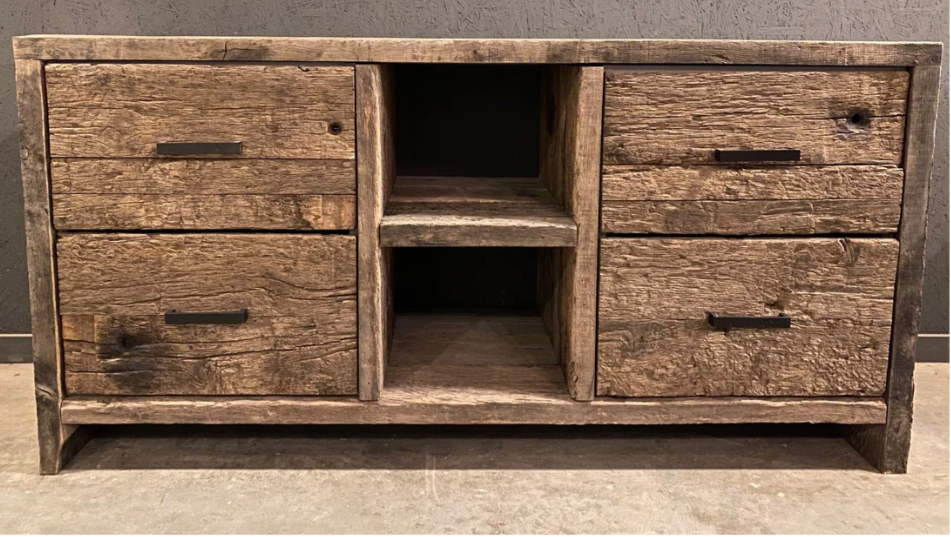 Meuble sous vasque de salle de bain Comoé - TimberSteel Atelier