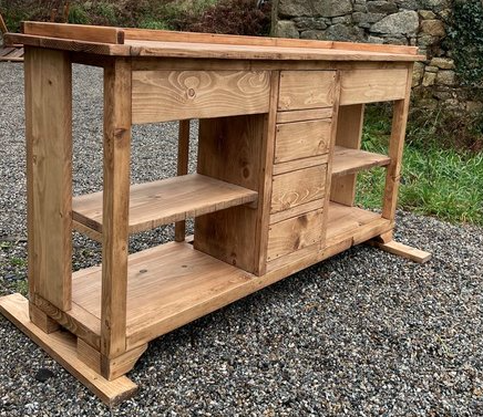 meuble sur mesure en bois massif