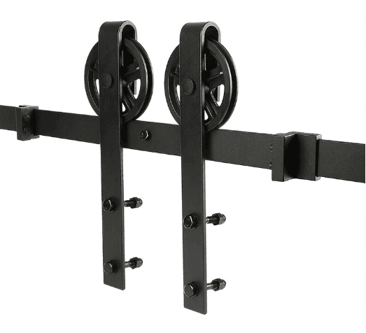 rail_Porte_coullissante_en_bois_couloir - TimberSteel Atelier
