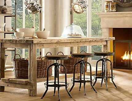 Table de Cuisine en Bois Massif sur Mesure