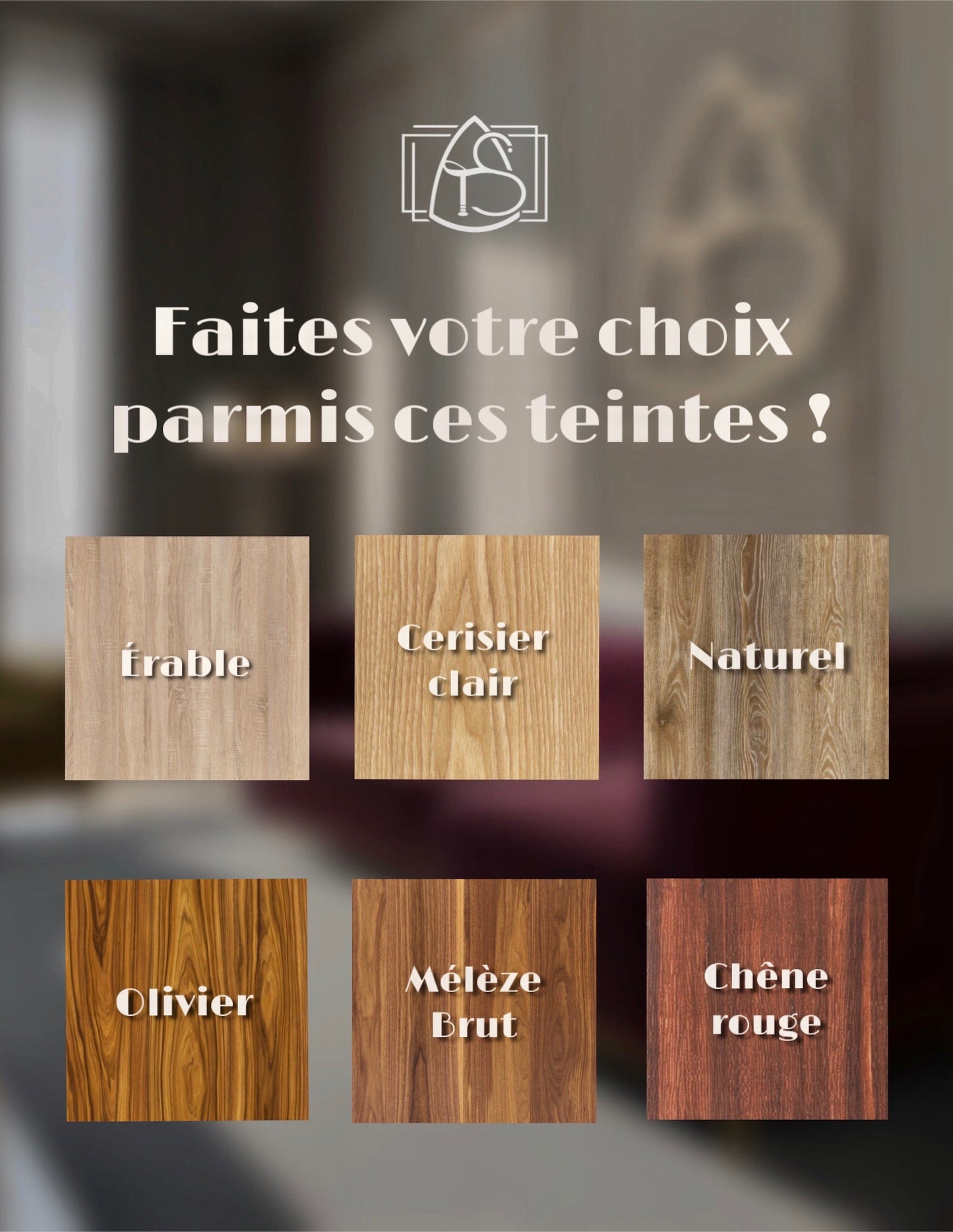 choix et couleur de teinte a bois pour meuble et ilot de cuisine