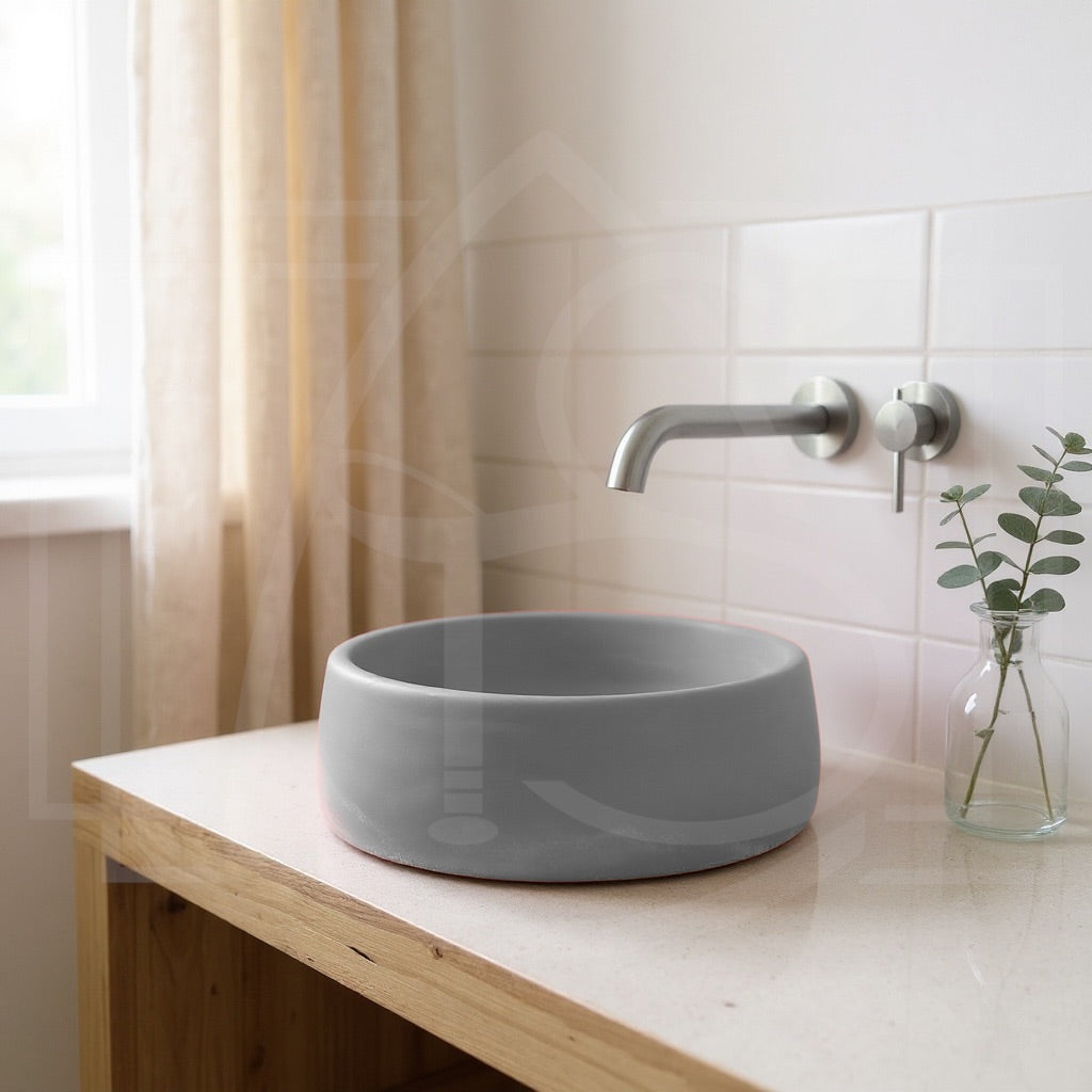 vasque de salle de bain gris clair
