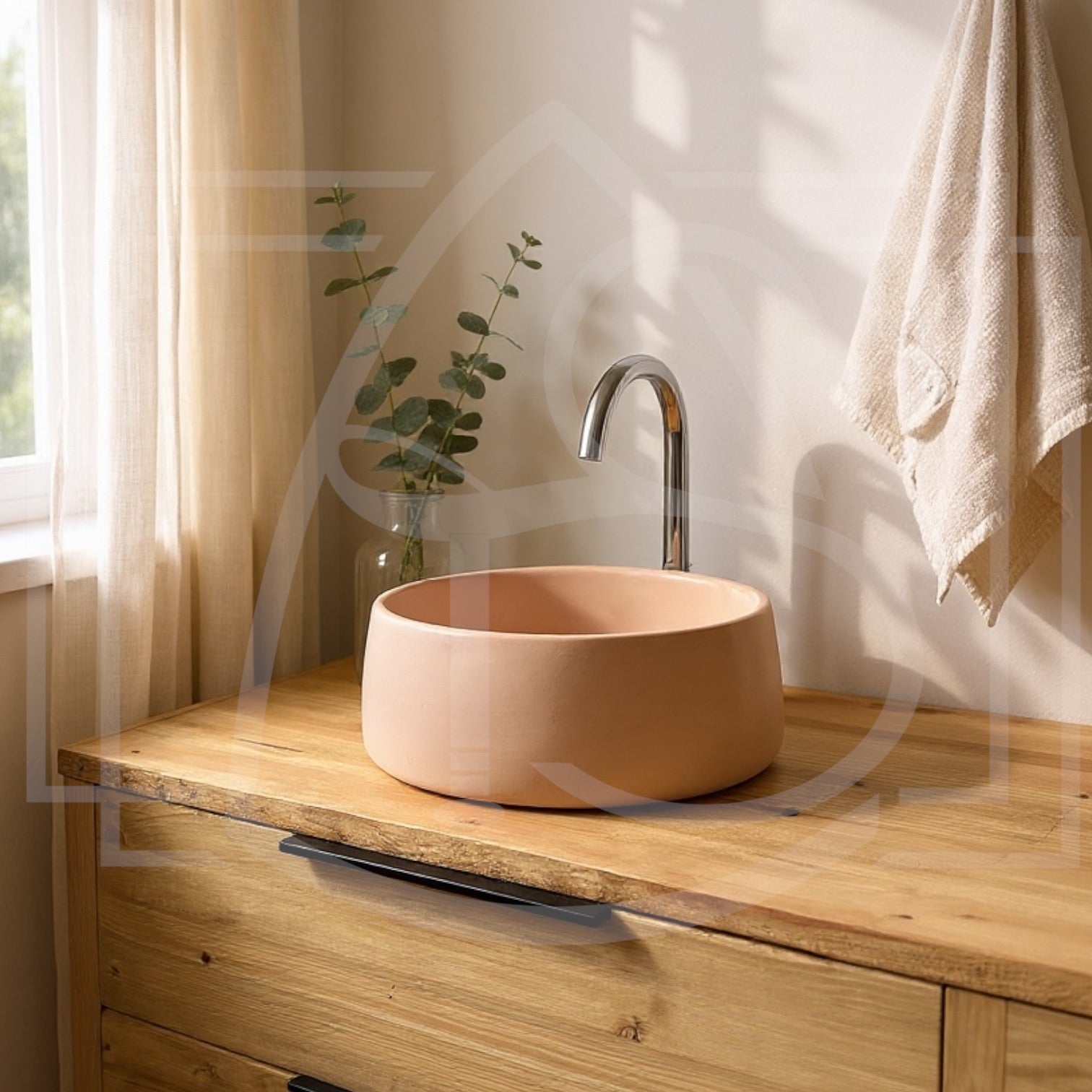 vasque_en_beton_rose_claire salle de bain