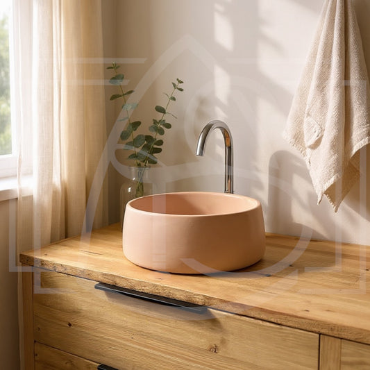 vasque_en_beton_rose_claire salle de bain